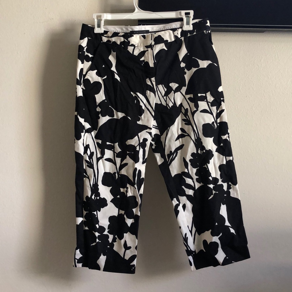 Ellie Tahari cotton capris